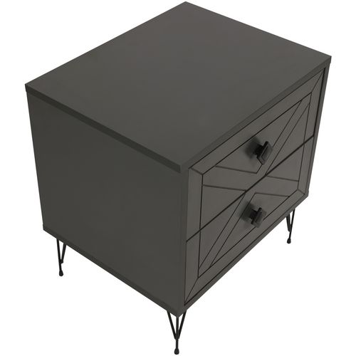 Luna - Anthracite Anthracite Nightstand slika 8