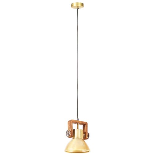 Industrijska viseća svjetiljka 25 W mjedena okrugla 19 cm E27 slika 29
