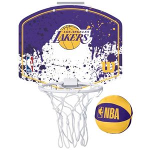 Wilson nba team los angeles lakers mini hoop wtba1302lal