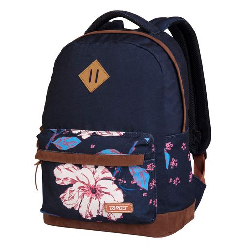 Target školski ruksak Canvas floral blue slika 1