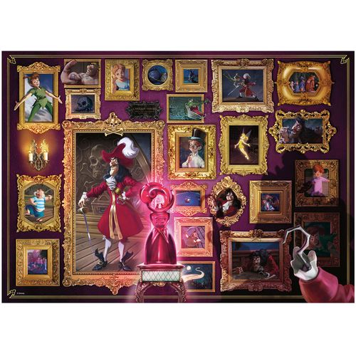 Disney Villains Captain James Hook puzzle 1000pcs slika 1