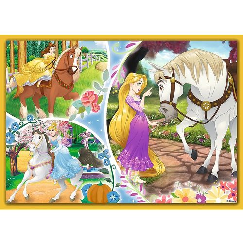 TREFL puzzle Disney Princess 4u1 (35,48,54,70) 34385 slika 2