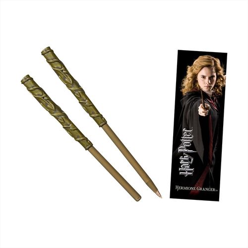 NOBLE COLLECTION - HARRY POTTER - WANDS - HERMIONE WAND PEN AND BOOKMARK slika 2