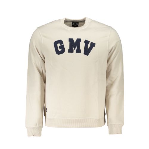 GIAN MARCO VENTURI MEN'S WHITE ZIPLESS SWEATSHIRT slika 1