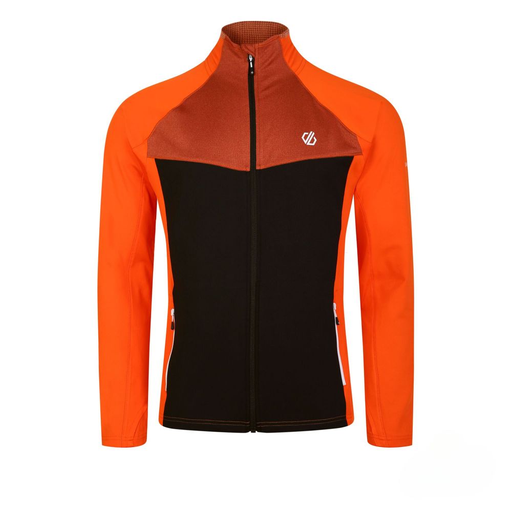 Dare2B Muški duks na kopčanje Substratum CoreStr, Puffins Orange/Black slika 1