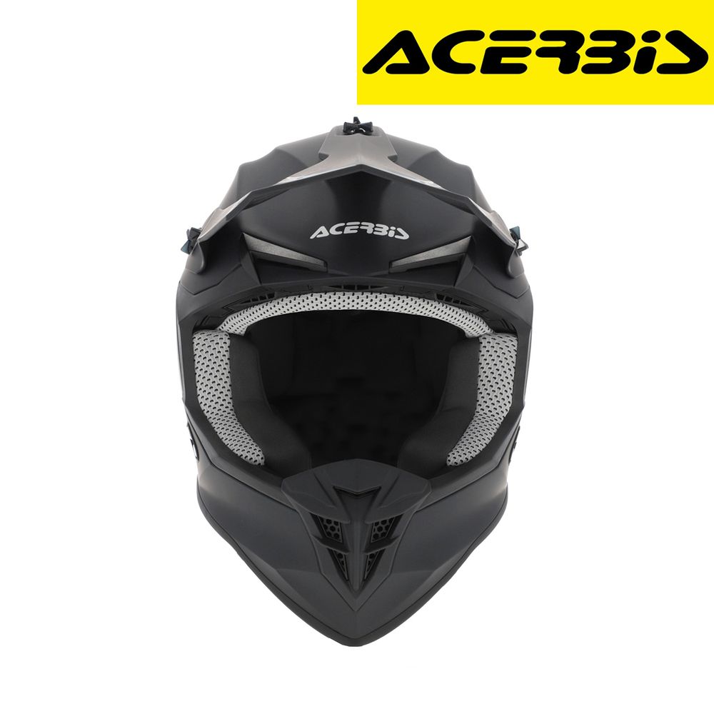 Zatvorena - full face off road kaciga za motor Acerbis Linear 2206 Solid - Metalik crna vel.XL slika 4