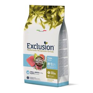 Exclusion Mediterraneo Monoprotein Formula Puppy Small, potpuna hrana za pse, za štence malih pasmina, tuna, 2 kg