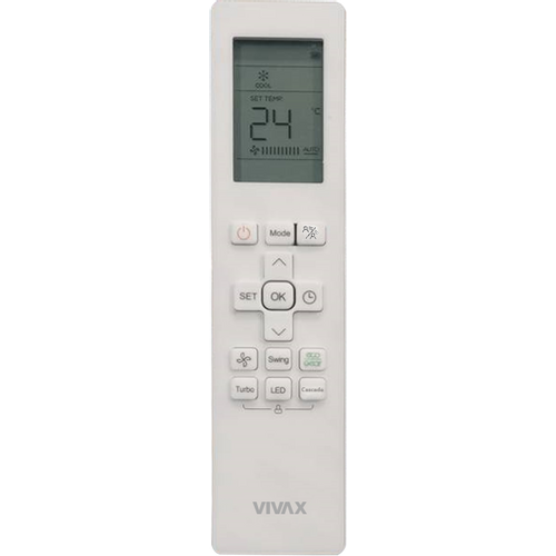 Vivax ACP-12CH35AEHI+ R32 Gold, Inverter klima uređaj, 12000 BTU, WiFi ready, Zlatna boja slika 8