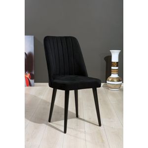 Polo - Crni Set Stolica (4 Komada)