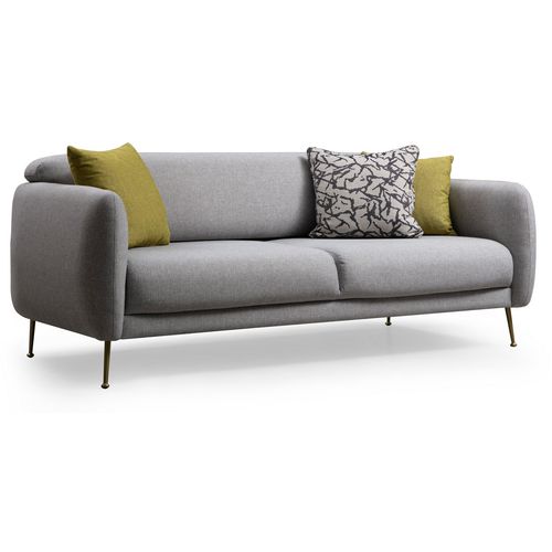 Atelier Del Sofa Trosjed SEVILLA- svijetlo siva, Sevilla 3 Seater - Grey slika 2