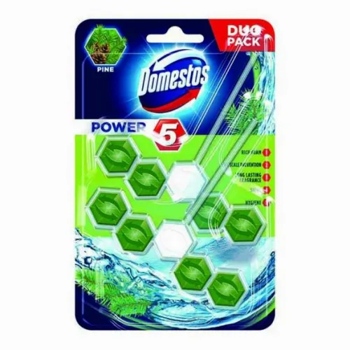 DOMESTOS Power 5 Pine WC osveživač 2x55g slika 1