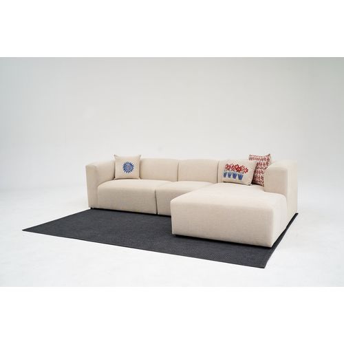 Atelier Del Sofa Kutna garnitura, Linden Right - Cream slika 2