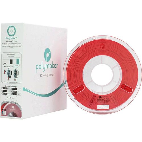 Polymaker 70153 PolyMax 3D pisač filament PLA  1.75 mm 750 g crvena PolyMax 1 St. slika 2