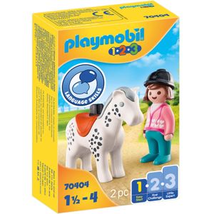 PLAYMOBIL JAHAČ S KONJEM 70404