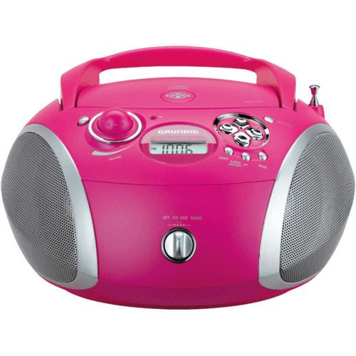 Grundig radio CD player GRB2000 USB PINK/SILVER slika 2