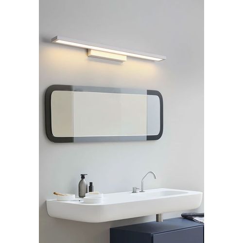 LED KUPAONSKA ZIDNA svjetiljka NAD OGLEDALOM 60CM APP840-1W FLAT Chrom slika 3