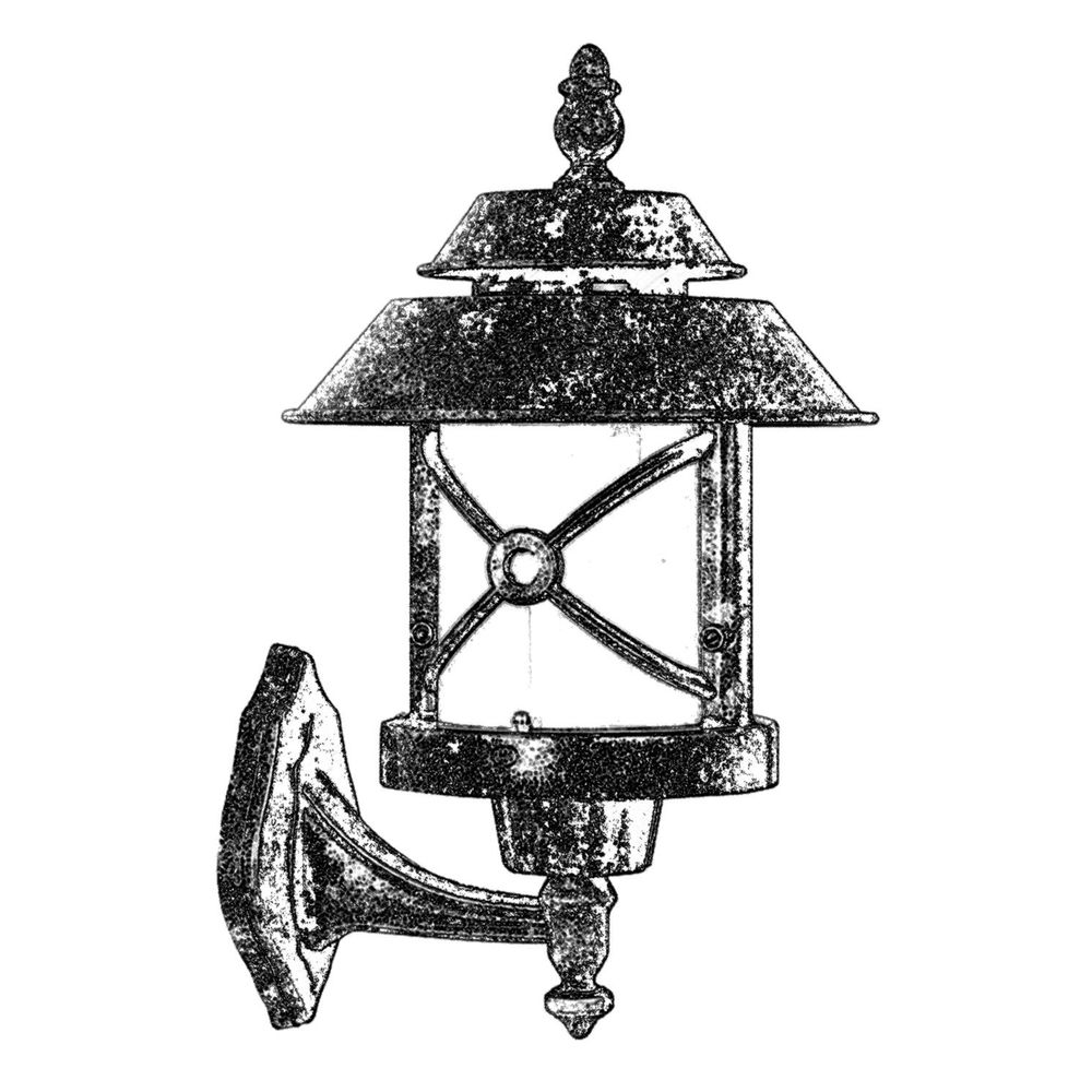 BAP-68199-BKR-M1 Smeđa Spoljašnja Zidna Lampa slika 2