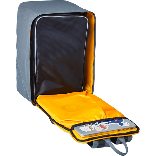 Cabin size backpack for 15.6" laptop, Polyester, Gray slika 10