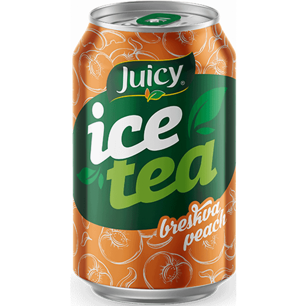 Juicy ledeni čaj breskva limenka, 24 x 330 ml XXL slika 2