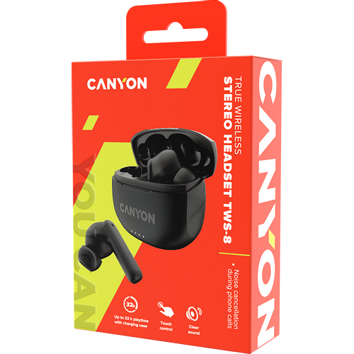 CANYON TWS-8, Bluetooth headset, with microphone slika 5