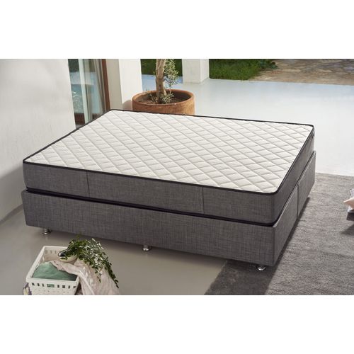 Woody Fashion Madrac, Bijela boja Sivo, Diamond 180x200 cm Double Size Ultra Firm Mattress slika 2