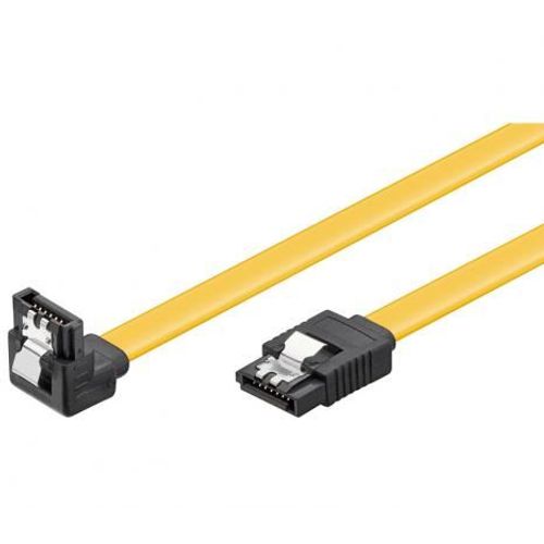 NaviaTec HDD SATA cable 1.5 3 6 Gbit s 7 pin SATA L-type plug 0,5m slika 1