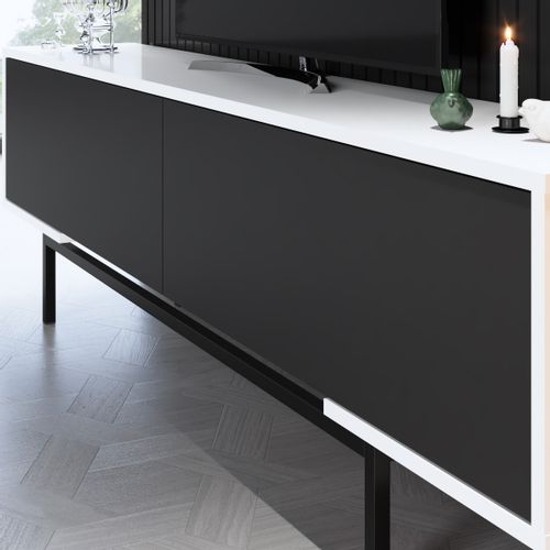 Force - Black, White Black
White TV Stand slika 4