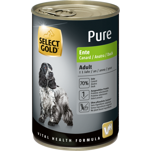 Select Gold Dog Pure Adult patka 400g  slika 1