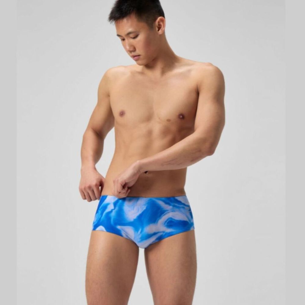 Speedo Muški kupaći ML PRINTED 13.5CM BRIEF Blue slika 1