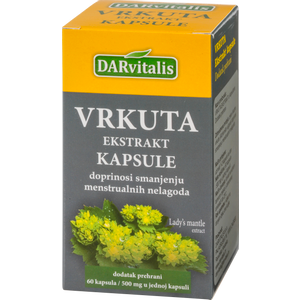 DARvitalis vrkuta ekstrakt kapsule 60komx500mg