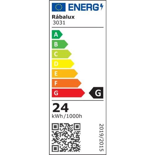 Rabalux June plafonjera,LED24W,srebro/bela slika 6