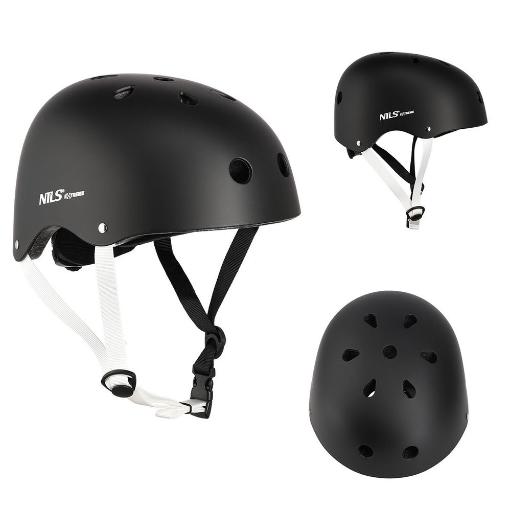 Nils Extreme kaciga crna veličina XS 48–52 cm slika 2