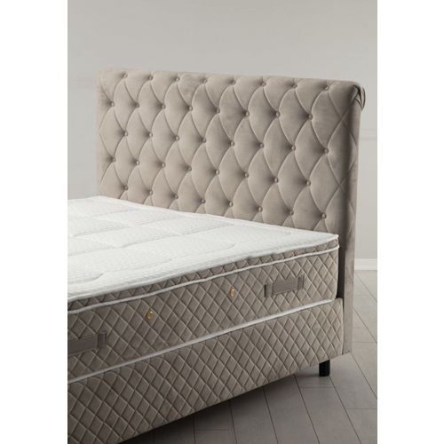 Sonata Set 90 x 190 - Beige Beige Single Mattress, Base & Headboard slika 2