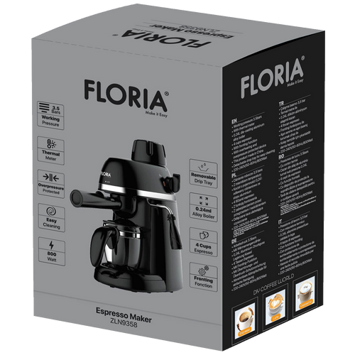 Floria Aparat za espresso kavu, 800W slika 3