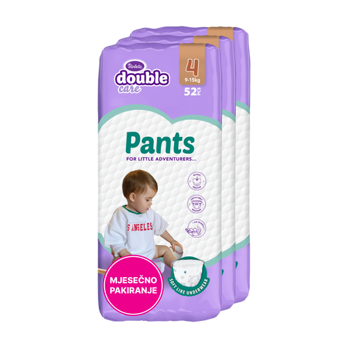 Violeta Double Care Pants pelene Mjesečno Pakiranje 3 Pack XXL slika 1