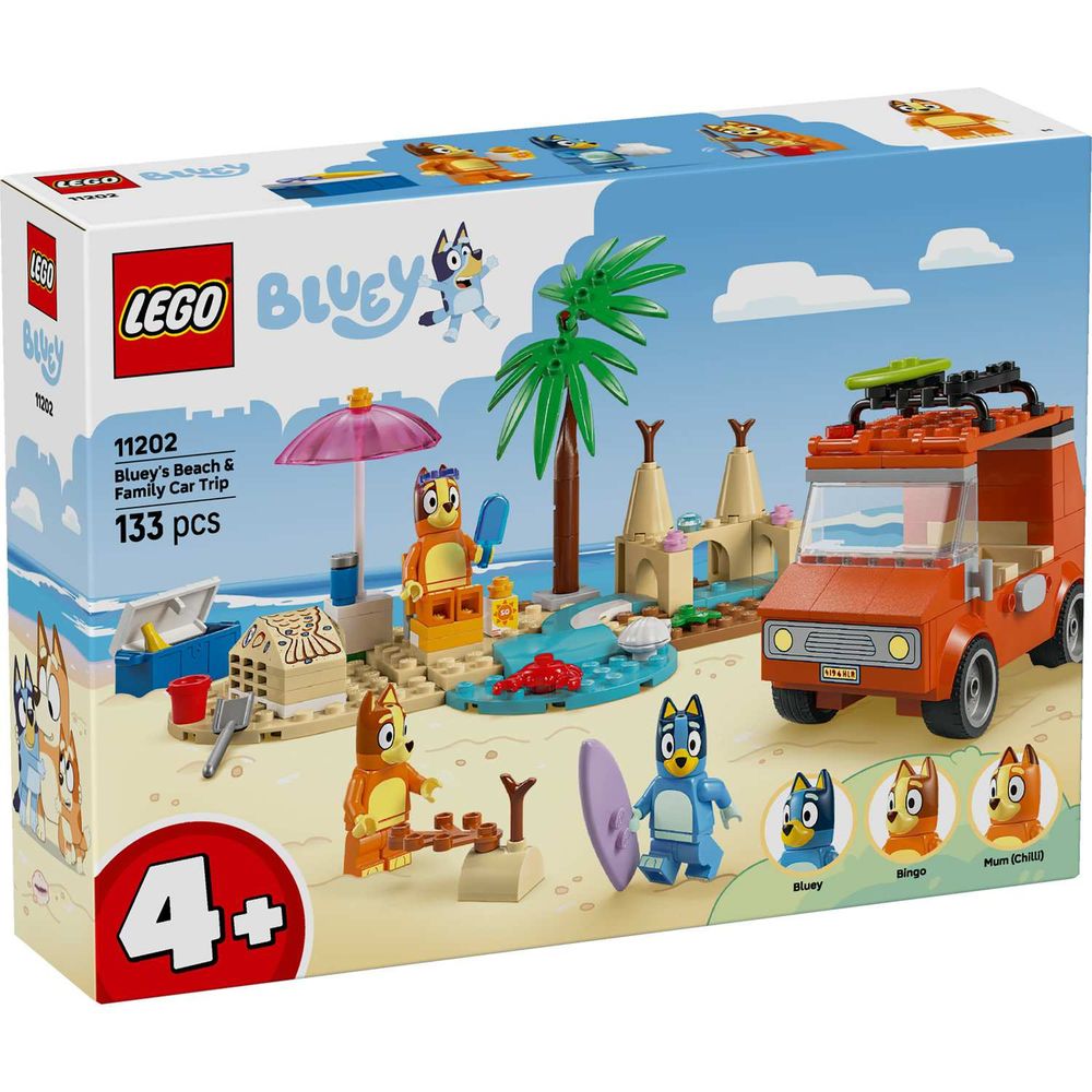 LEGO 11202 Bluey's Beach & Family Car Trip slika 1