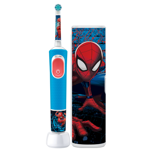 Oral-B Pro Kids električna četkica za zube, SpiderMan, putni set, za uzrast od 3+ godina slika 2