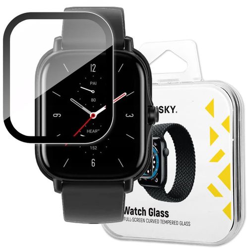 Wozinsky Watch Glass Hybrid Glass za Xiaomi Amazfit GTS 2 crno slika 1