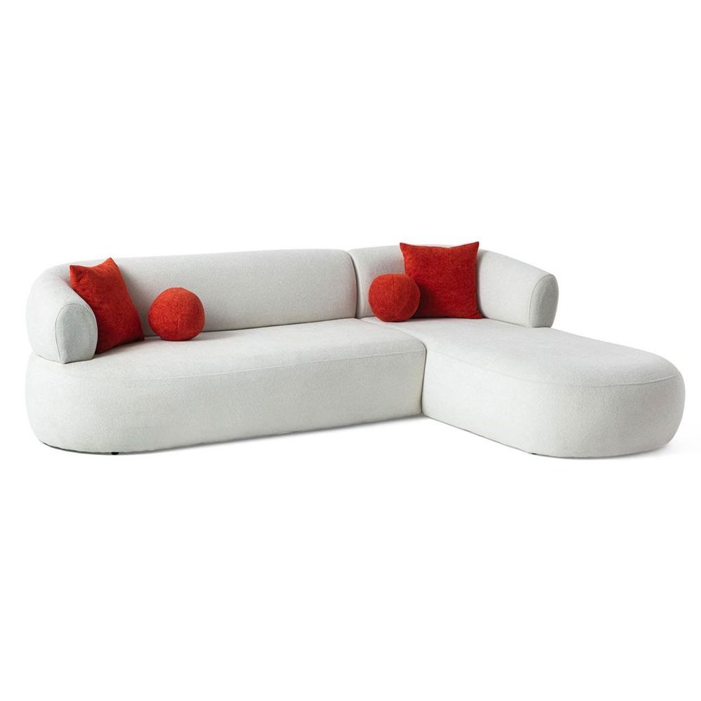 Ugaona Sofa Roma Desna - Bijela slika 6