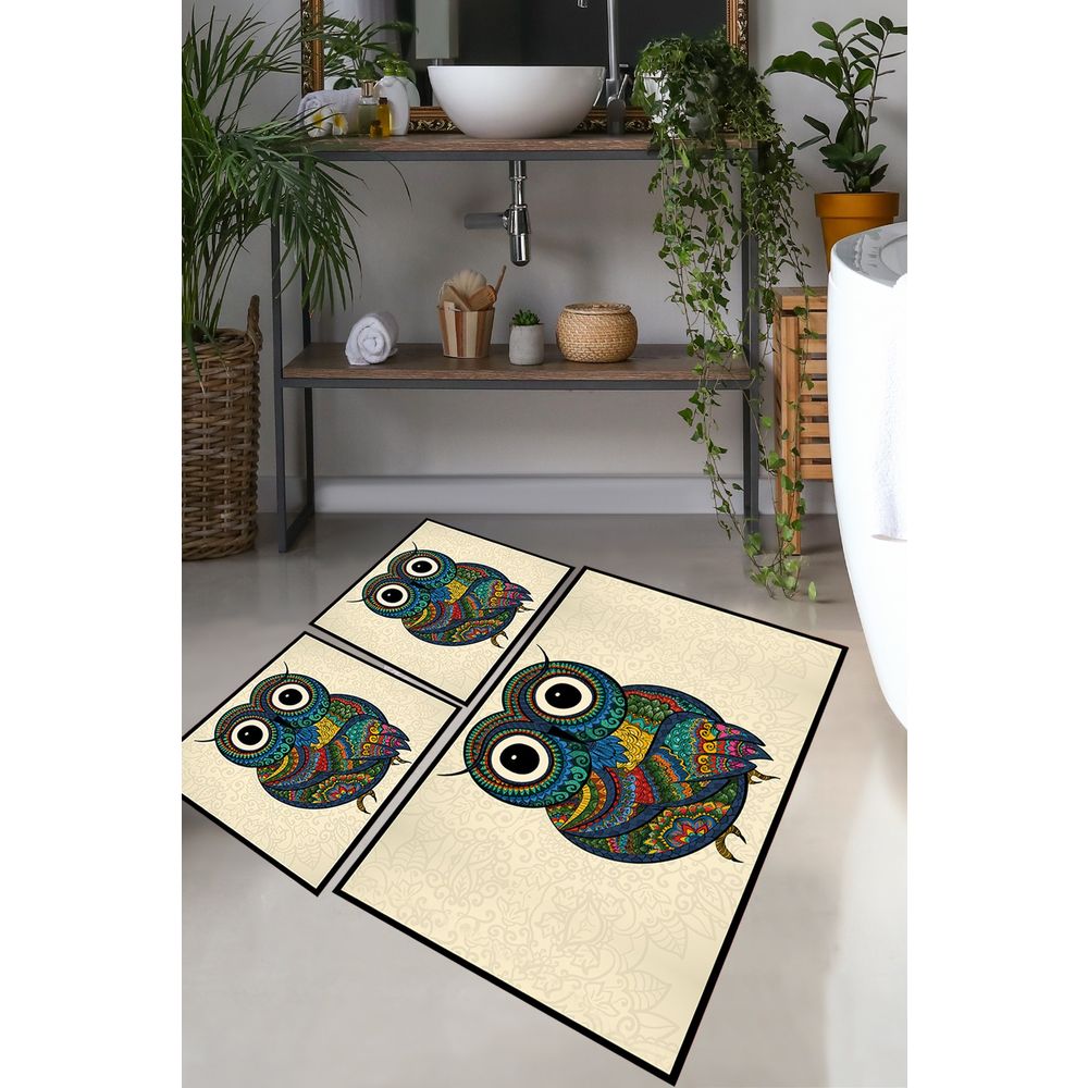 Set Kupatilskih Prostirki Flyer Multicolor (3 Komada) slika 1