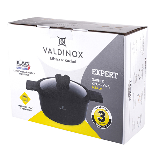 Valdinox Expert aluminijska indukcijska posuda s poklopcem 4,5 L slika 7