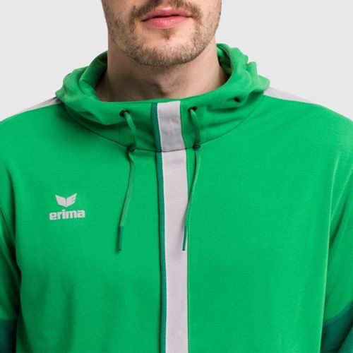 Hoodie Erima Squad u Boji Paprati Zelena/Emerald/Srebrno Siva slika 5