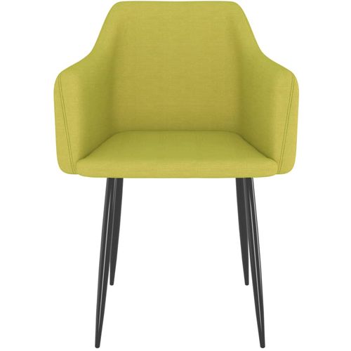 Blagovaonske stolice od tkanine 2 kom zelene slika 10
