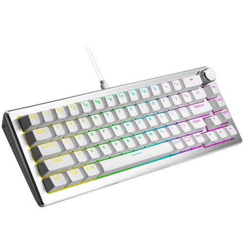 COOLER MASTER CK720 Gaming mehanička tastatura, brown switch, bela(CK-720-SKKM1-US) slika 6