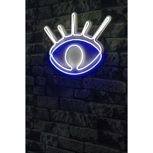 Wallity Ukrasna plastična LED rasvjeta, Evil Eye - White slika 9