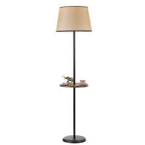 Mercan 8737-7 Crna Podna Lampa od Prutene Trske