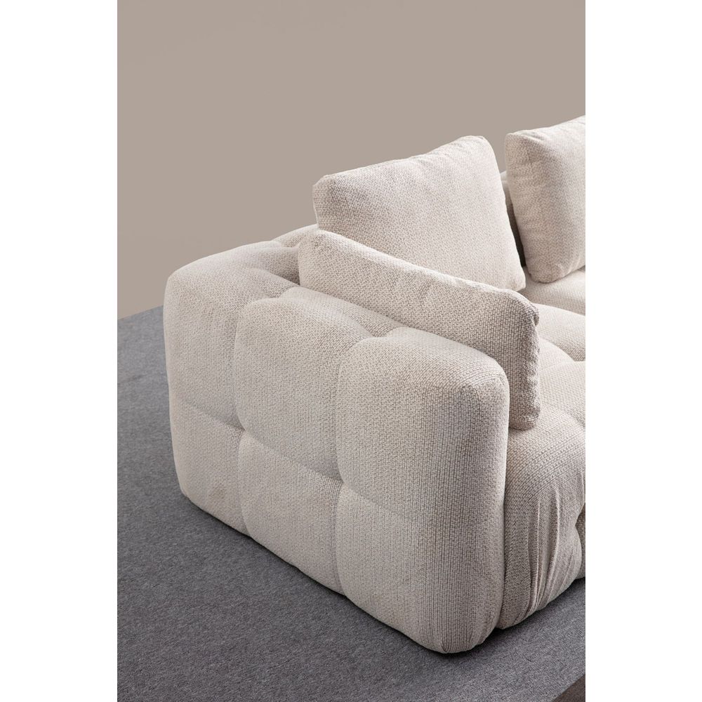 Amaris Trosetna Sofa sa Pouffom - Bež slika 4