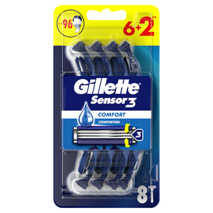 Gillette jednokratni brijači Blue3 Plus Comfort  6+2 kom