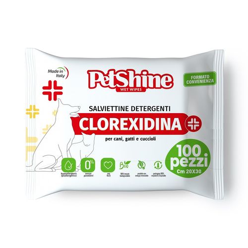 Petshine Clorexidina Vlažne Maramice 100 kom. slika 1