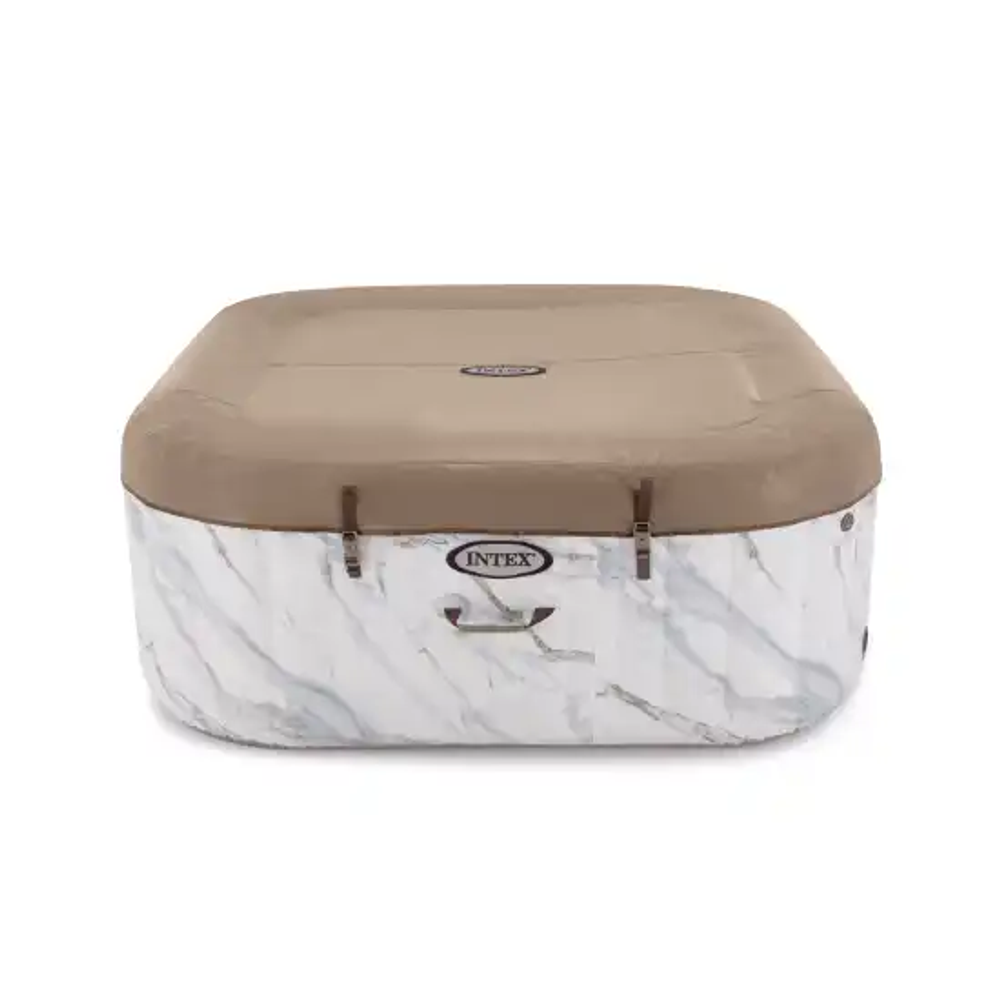 Intex hidromasažni bazen četvrtasti 175 x 175 x 71 cm, mermer - 28464 - za 4 osobe slika 6